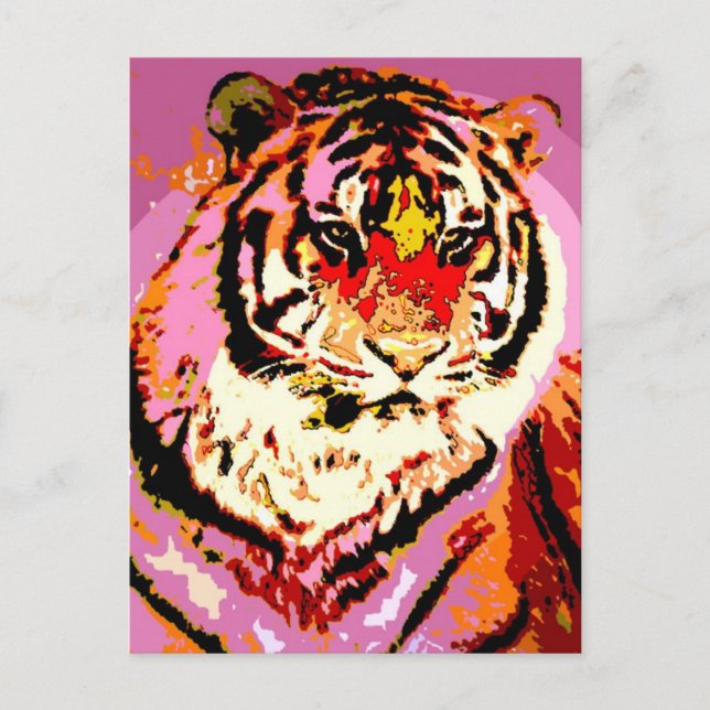 Siberian Tiger Postcard (Front)