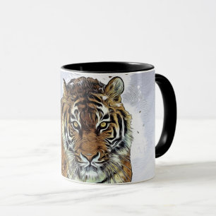 Siberian Tiger Predator Carnivore Dangerous Snow Mug