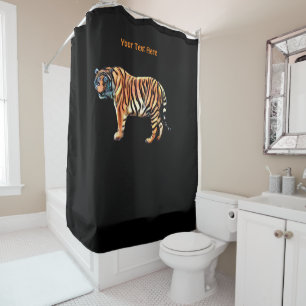Siberian Tiger Shower Curtain