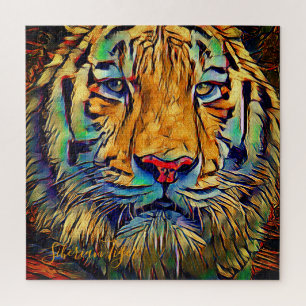 Siberian Tiger [Square Jigsaw puzzle] Puzzle
