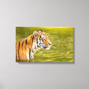 SIBERIAN TIGER WOOD WALL ART