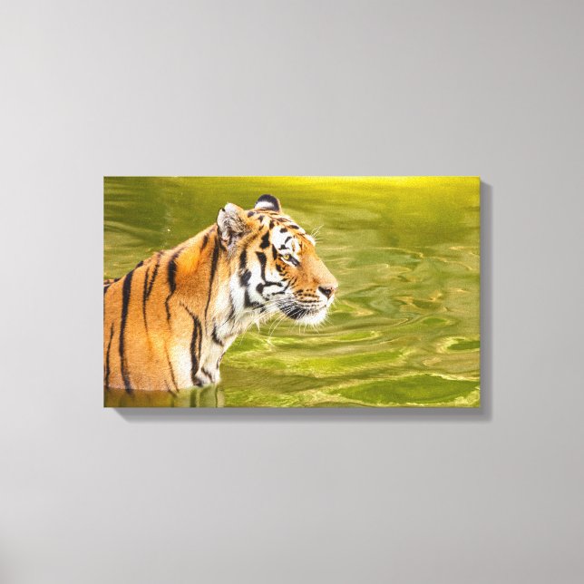 SIBERIAN TIGER WOOD WALL ART (Front)