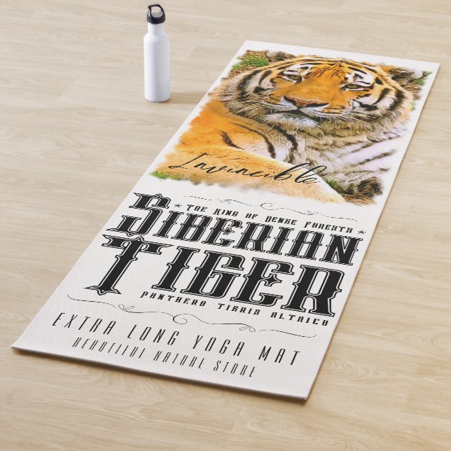 Siberian Tiger Yoga Mat (In Situ)