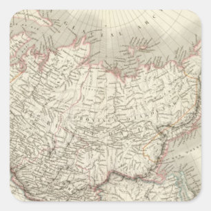 Siberie, Russie d'Asie - Russia and Siberia Square Sticker
