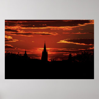 Sibiu At night Poster