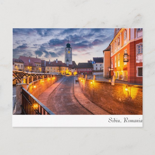 Sibiu Postcard (Front)