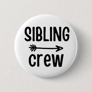 SIBLING CREW 6 CM ROUND BADGE