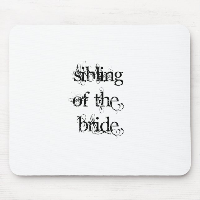 Sibling of the Bride Mouse Mat (Front)