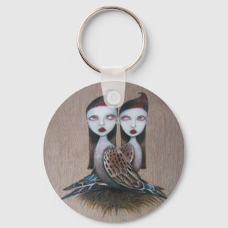 Sibling Rivalry-Chain Key Ring