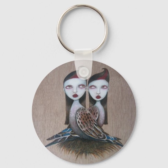 Sibling Rivalry-Chain Key Ring (Front)