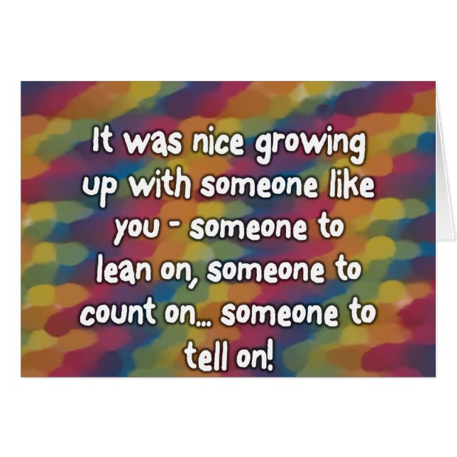 Siblings (Front Horizontal)