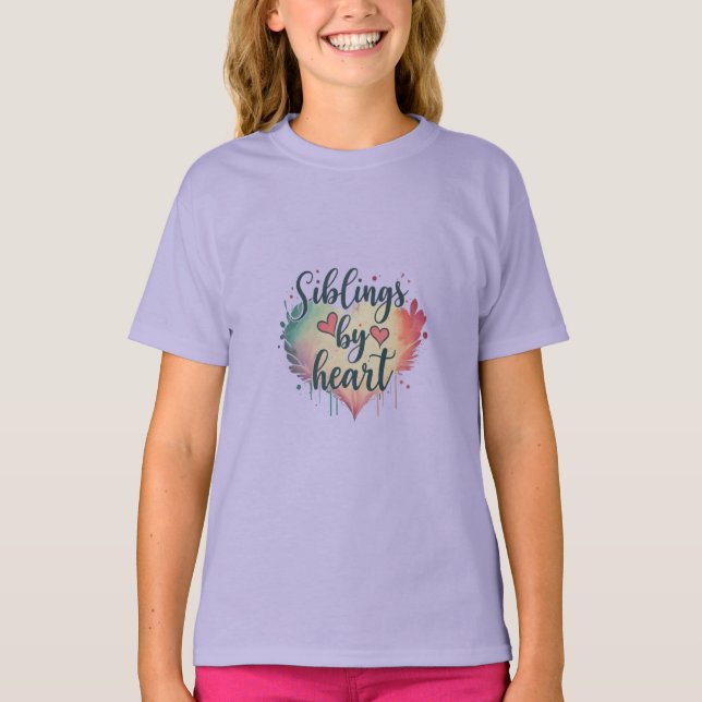 Siblings by heart  T-Shirt (Front)