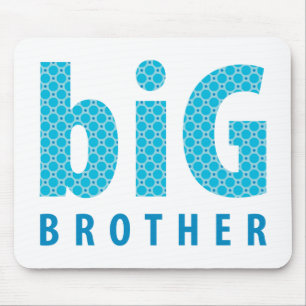 SIBLINGS COLLECTION - big brother {blue} Mouse Mat
