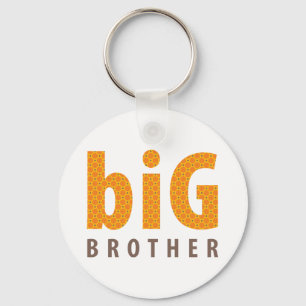 SIBLINGS COLLECTION - big brother {orange} Key Ring