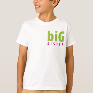 SIBLINGS COLLECTION - big sister {lime} T-Shirt