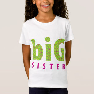 SIBLINGS COLLECTION - big sister {lime} T-Shirt