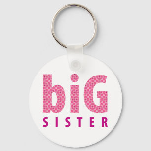 SIBLINGS COLLECTION - big sister {pink} Key Ring