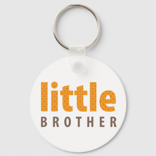 SIBLINGS COLLECTION - little brother {orange} Key Ring