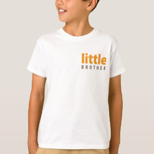SIBLINGS COLLECTION - little brother {orange} T-Shirt