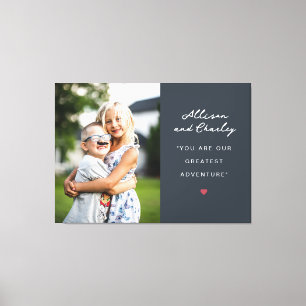 Siblings Personalised  Canvas Print