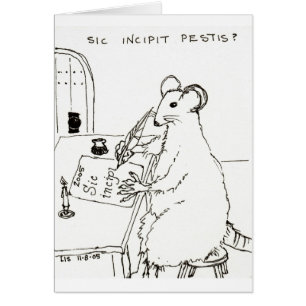 Sic Incipit Pestis card