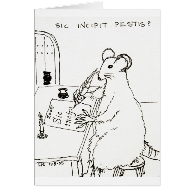 Sic Incipit Pestis card (Front)