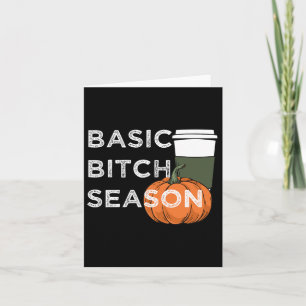 Sic Season Halloween Pumpkin Spice Latte Card