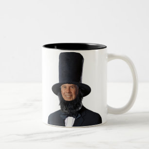 Sic semper tyrannis! Happy Presiden... Two-Tone Coffee Mug