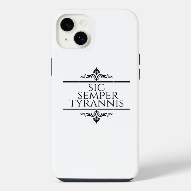 Sic Semper Tyrannis iPhone Case (Back)