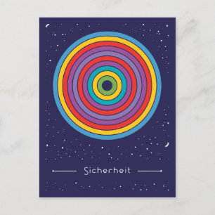 Sicherheit Postcard