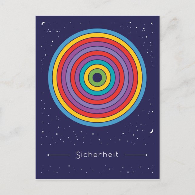 Sicherheit Postcard (Front)