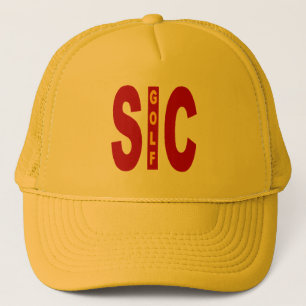 SICILA GOLF YELLOW Trucker cap