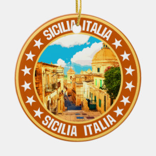 Sicilia                                            ceramic tree decoration