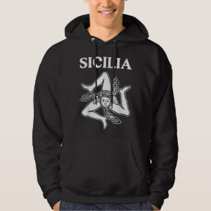 Sicilia Flag Sicily Palermo Italy Hoodie