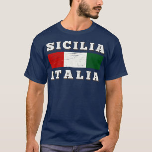 Sicilia Italian Region Typography Design T-Shirt