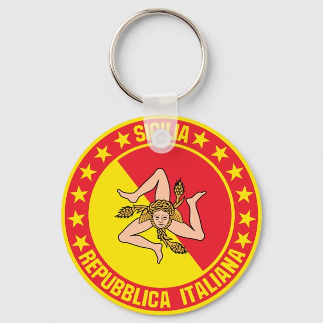 Sicilia                                            key ring (Front)