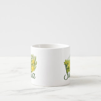 Sicilia Mt,Etna Design Espresso Cup