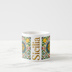 Sicilia Sicilian Pattern Espresso Cup