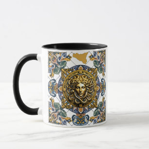 Sicilia Sicilian Pattern Mug