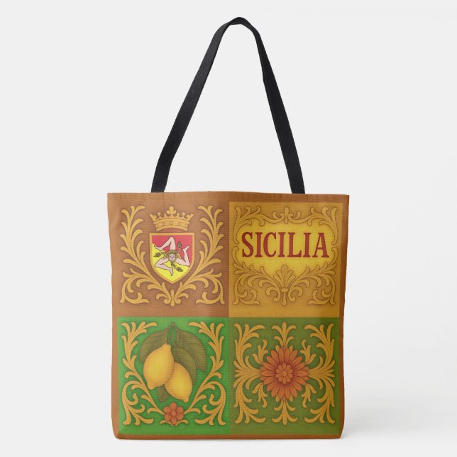 Sicilia Sicilian  Tote Bag (Front)