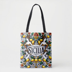Sicilia Sicily Sicilian Tote  Bag