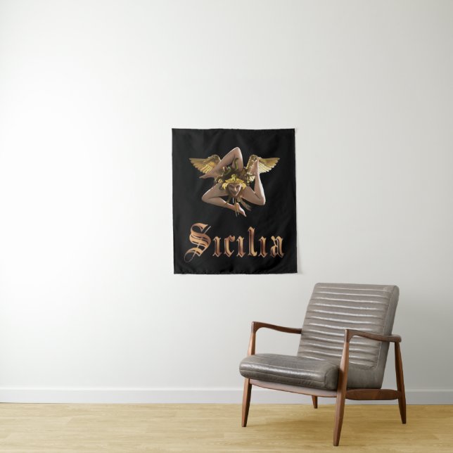 Sicilia / Sicily Trinacria Tapestry (In Situ)