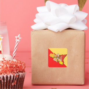 Sicilia 🇮🇹 ☀️ square sticker