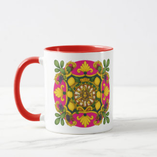 Sicilia Trinacria Sicilian design  Mug