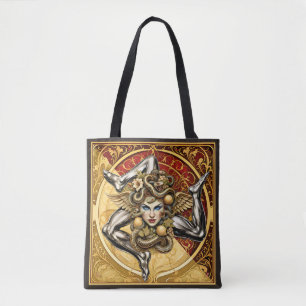 Sicilia Trinacria Sicilian design  Tote Bag