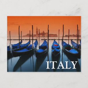 Sicilian Boats   Italy Postcard