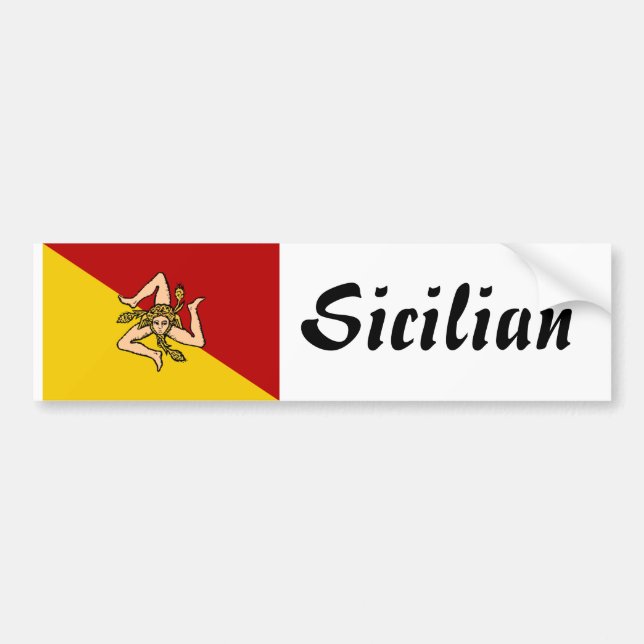 Sicilian Bumper Sticker (Front)