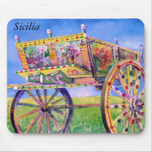 Sicilian Carretto Mouse Mat