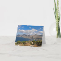 Sicilian coast card. Blank for your own message.