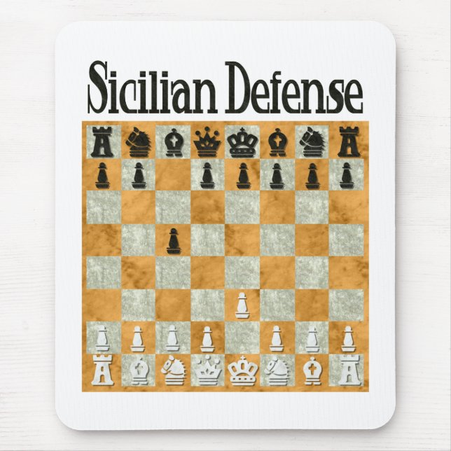 Sicilian Defence Mouse Mat (Front)